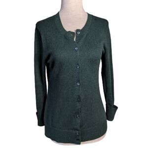 Gap 3/4 Sleeve Button Down Sweater Sz S